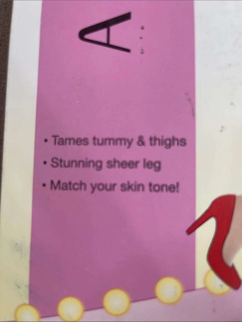 ASSETS by Sara Blakely Shaping Pantyhose Size 1 Black Sheer NOS